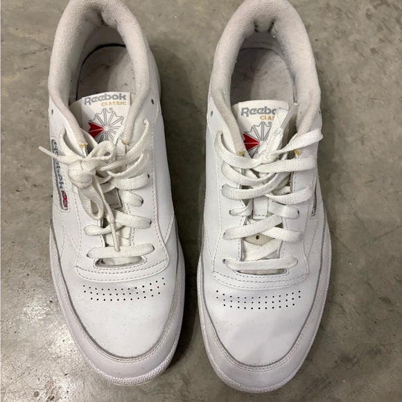 Reebok Classic White Leather Sneakers - Picture 2 of 4